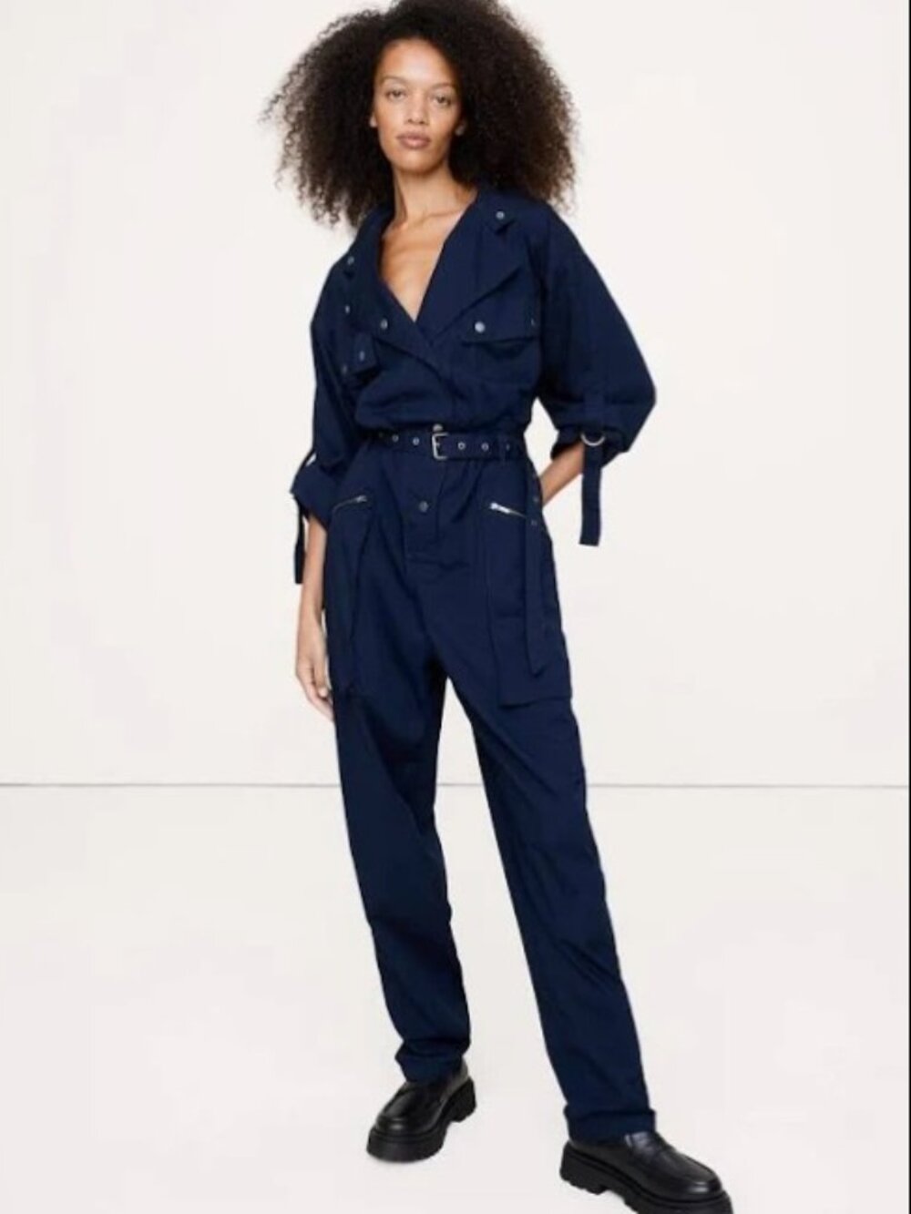 Banana Republic Utility Jumpsuit – NEW WITH TAGS | Navy Belted Boiler Suit